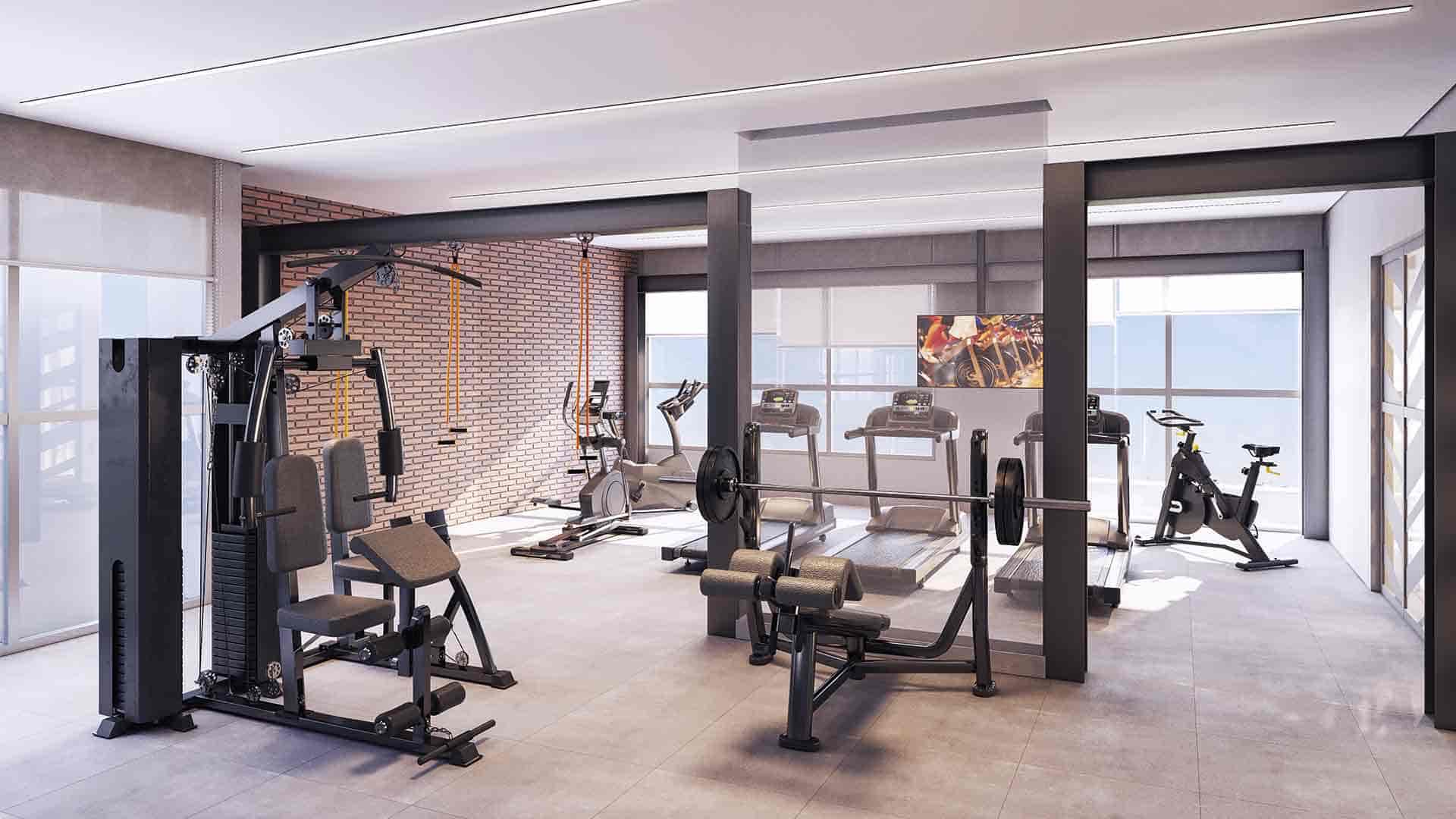 Perspectiva artística da academia.